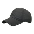thumbnail image 2 of FUNUONY Adult Plain Baseball Cap Hat Classic Adjustable Size for All Seasons Fashion Women Men Sport Climbing Breathable Beach Baseball Cap Hat Sun Hat Dark Grey One Size, 2 of 8