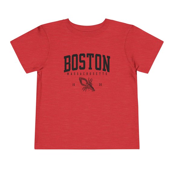 Boston Massachusetts Toddler Shirt Gifts Boy Girl Size 2T-5T