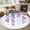 Purple, variant on Pink Ombre Botanical Bathroom Mat 2x3 FT, Non Slip Small Kitchen Mat, Watercolor Country Pastoral Leaf Washable Soft Backed Front Door Throw Rug Non-Shedding Indoor Outdoor Doormat for Entryway Sink