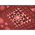 thumbnail image 1 of Ahgly Company Machine Washable Indoor Rectangle Transitional Grapefruit Red Area Rugs, 5' x 7', 1 of 7