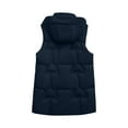 thumbnail image 7 of dazeni Women's Plus Size (L-4XL) Puffer Vest Zip Up Lightweight Long Vest Sleeveless Jackets Coats with Pockets 2024 Fashion Winter Vest, 7 of 7
