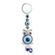 thumbnail image 2 of Llavero con forma de búho con forma de ojo malvado azul, amuleto de cristal turco para decoración del hogar, regalo de bendición, 2 of 15