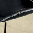 thumbnail image 4 of Furniture of America Shara Faux Leather Upholstered Accent Chair in Black, 4 of 6