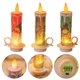 thumbnail image 5 of Vela navideña Homerr Vela festiva Velas navideñas pequeñas Luces electrónicas LED Patrones lindos Decoraciones de escritorio, 5 of 8