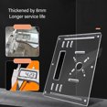 thumbnail image 3 of Wood Milling Flip Board, Cutting Machine Base Plate Accurate Clamping Stainless Steel Fastener Transparent Acrylic  for Woodworking Projects, 3 of 7