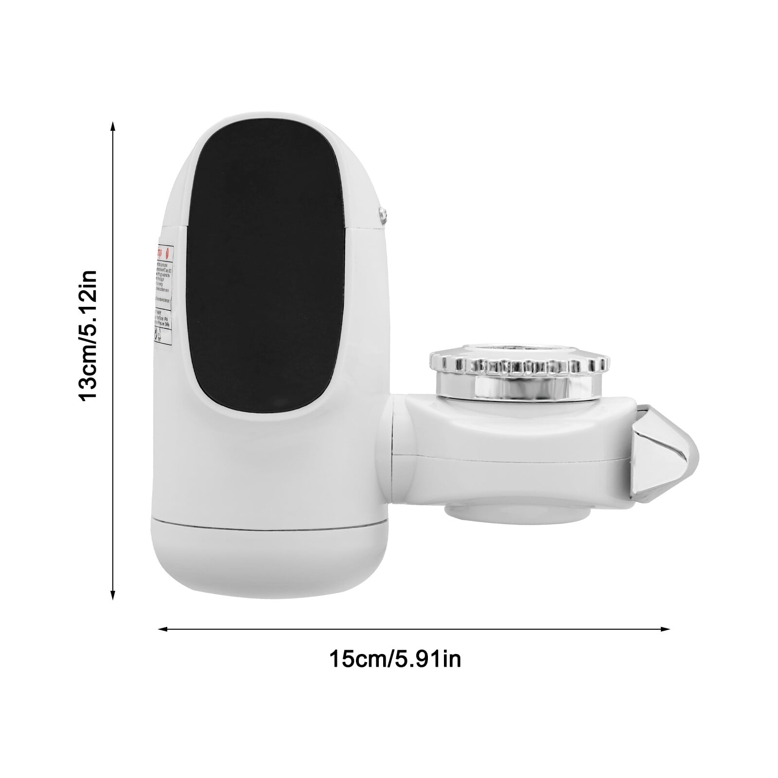 Instant Hot Water Faucet, 2500W Tankless Under Sink Electric Water Heater, 3-Second Heating with Smart LED Display & Adjustable Temperature (86-140°F), 110V for Kitchen Bathroom Washroom