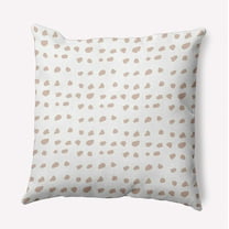 18" x 18" Simply Daisy Dots Of Spots Polyester Indoor/Outdoor Pillow, Sunwashed Brick Qty 1