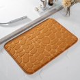 thumbnail image 6 of AuroraX Absorbent Bath Rug Khaki Memory Thick Non-Slip Backing Bathroom Rug Machine Washable Minimalist 15x23 Inch Embossed, 6 of 6