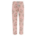 thumbnail image 4 of Hearthz Easter Sleep Pants for Men Easter Bunny Graphic Mens Sleep Pants Drawstring Straight Leg Sleep Bottoms with Pocket, 4 of 4