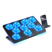 PatungKu High Performances Laptop Cooling Stand For Gaming PC Customizable RGBs Light Mode