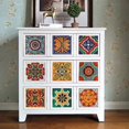 thumbnail image 3 of Tile Sticker for Bathroom and Kitchen, 24 Pcs Wall Stickers Adhesive Tile Mosaic Decorative Cement Tile Adhesive Sticker for Wall Tiles Decor (15x15cm, 3 of 5