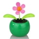 thumbnail image 5 of 4 Uds. De flores danzantes con energía Solar de Color aleatorio, flores danzantes solares de plástico, cabeza móvil, decoración de escritorio de oficina y coche, 5 of 9