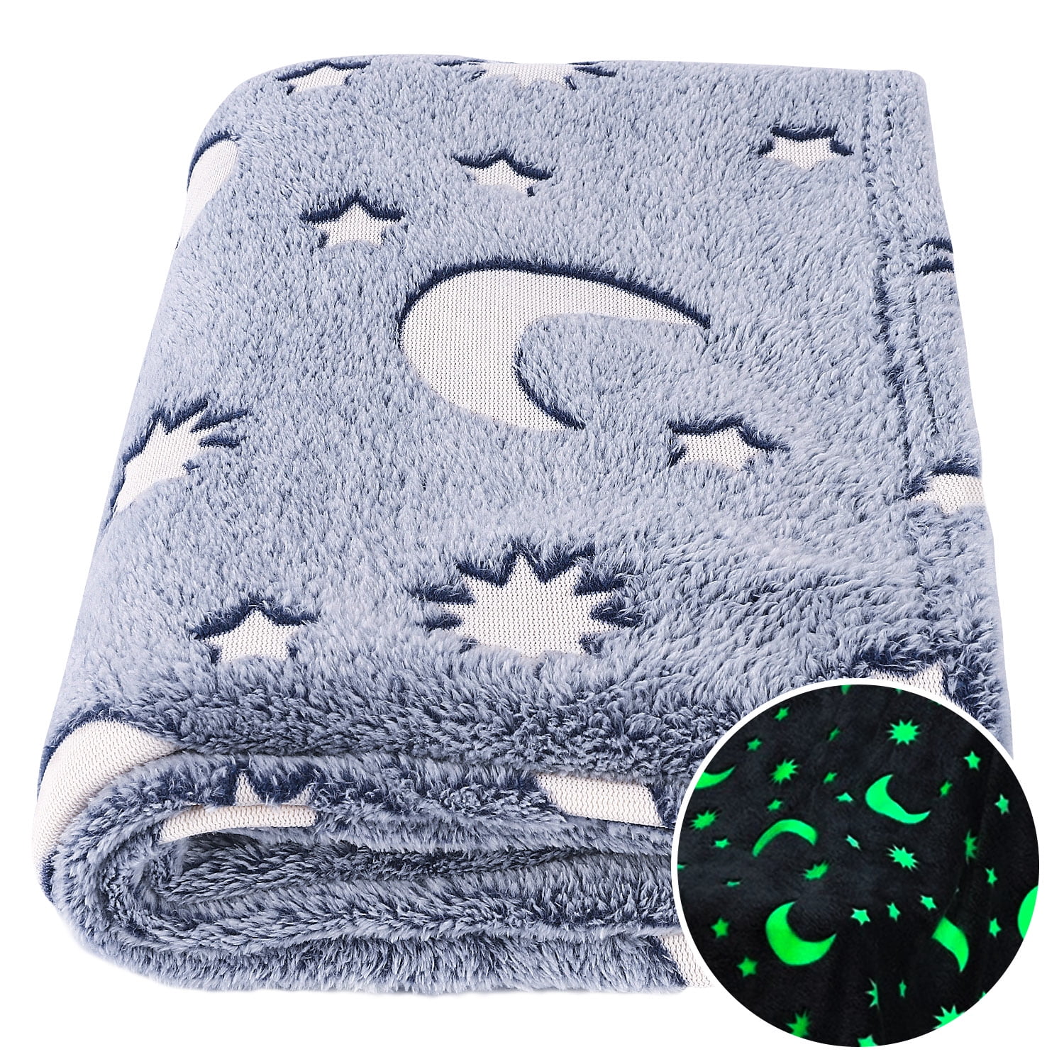 Akdeps Deep Star Night Fashion Blanket Super Soft Light Plush Bed Throw Blanket for Adults and Children to Use 50x60 