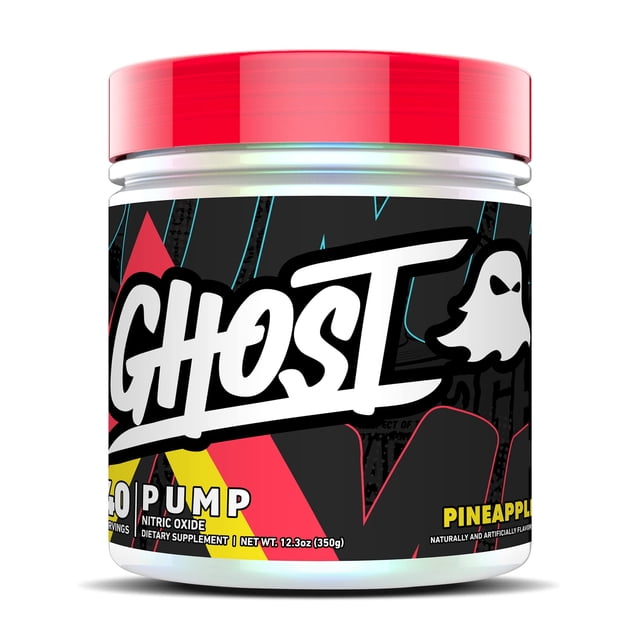 Suplemento previo al entrenamiento GHOST Pump Nitric Oxide Pineapple 40s