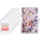 thumbnail image 1 of A6 Budget Binder Budget Planner with Clear Sequin Cover 8 Zipper Pockets Card Pouch Double Pocket Labels Colorful Shell, 1 of 4