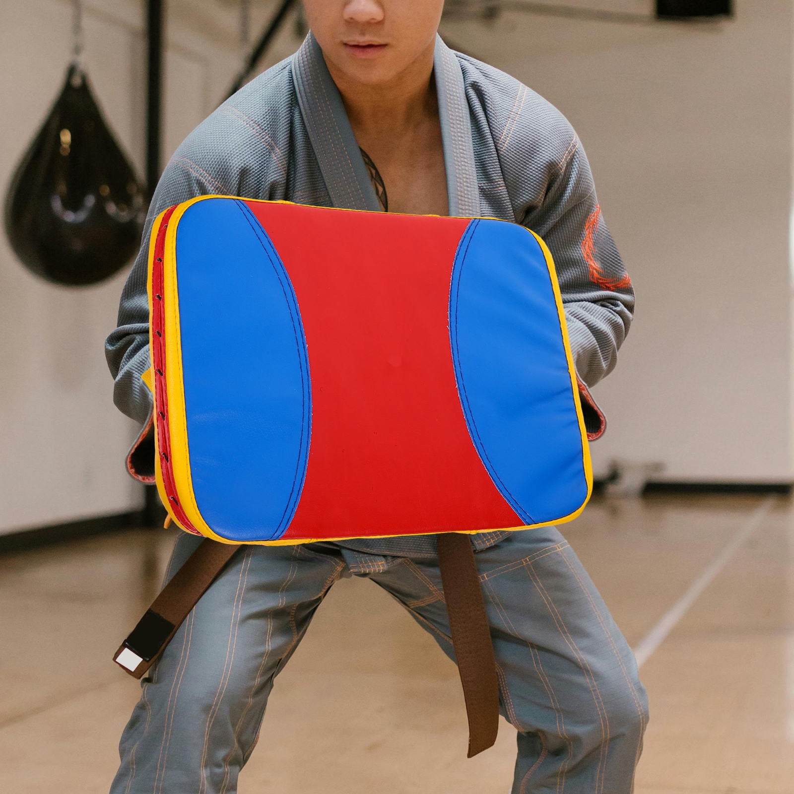 PENIKOKO Taekwondo Kick Pad with Wrist Strap for Martial Arts Training and Boxing Practice