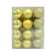 thumbnail image 5 of Yanzi Multi-color Plastic Baubles Ball Ornaments, 24 Count (1.18"), 5 of 5