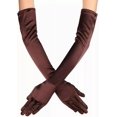 thumbnail image 1 of Guantes Largos Elegantes De Dama Satin Accesorio Disfraz, 1 of 6