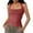 Brick Red, variant on Essentials Womens Tank Tops Camisole & Everyday Wear Fitted Style Perfect Pairing With Jeans Ideal Season Workout Cami Top