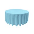 thumbnail image 1 of FunFlags Nappe Ronde en Popeline de Polyester 120 Po Turquoise Clair - 120 Po x 120 Po, 1 of 1