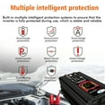 thumbnail image 6 of MDHAND 1000W Power Inverter, DC12V to 110V AC Car Inverter with Universal Socket, 2USB Port, Cigarette Lighter Adapter, Truck/ Boat/RV/Car Solar System Inverter, 6 of 9