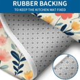 thumbnail image 4 of Pioneer Flower Floral Print Pattern Bathroom Rugs Sets 3 Piece,Toilet Cover Set,Absorbent Non Slip Bathroom Mats Sets with U-Shaped Contour Rug Toilet Rug Set, 4 of 5