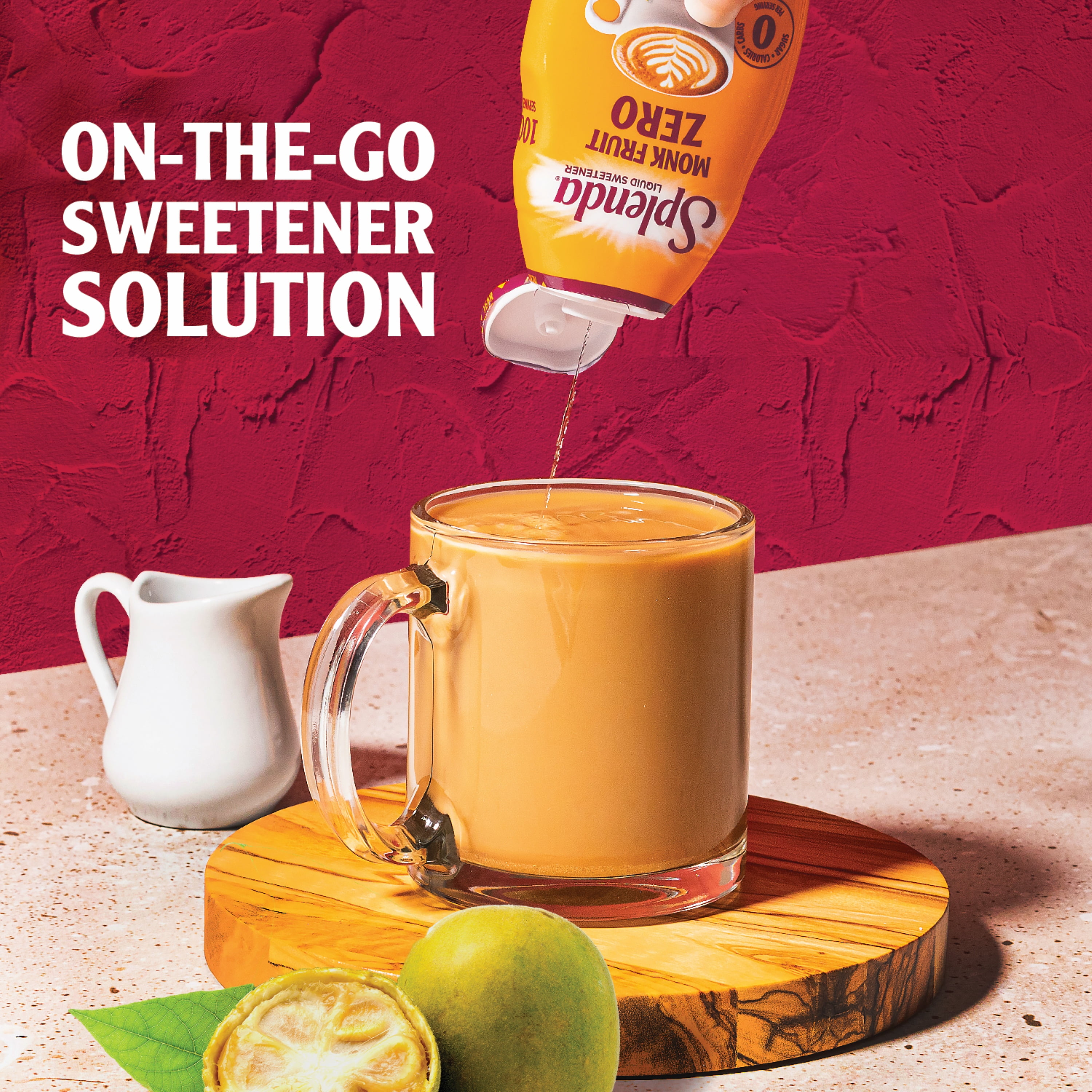 Splenda Zero Monk Fruit Zero Calorie Liquid Sweetener 3.38 fl. oz.