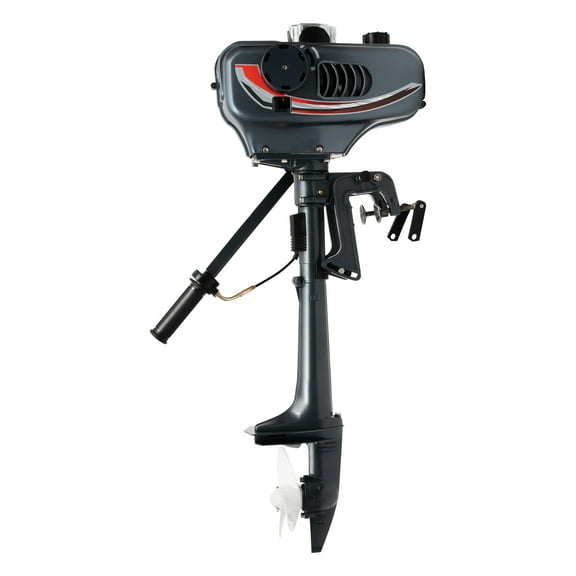 2-Stroke 3.5HP Outboard Motor Fishing Boat Petrol Engine CDI System 10 Km / H