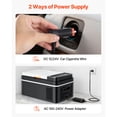 thumbnail image 6 of KFFKFF 23QT Portable Car Freezer Compressor Refrigerator 12/24V AC Dual Power APP Control Outdoor Camping Cooler, 6 of 9