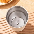 thumbnail image 5 of Taza de café de acero inoxidable 316 de 450ml, termo de vacío con pantalla inteligente de temperatura, taza térmica aislada, taza de café portátil, 5 of 5