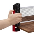 thumbnail image 4 of Table Tennis Net, Ping Pong, Extendable, 180 cm Wide, Clamps Up to 5 cm Thick, Black/Red., 4 of 4