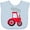 AE-Light Blue, variant on Inktastic Fun Red Tractor Boys or Girls Baby Bib