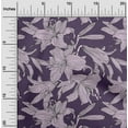 thumbnail image 2 of oneOone Cotton Flex Purple Fabric Florals Fabric For Sewing Printed Craft Fabric By The Yard 40 Inch Wide, 2 of 6