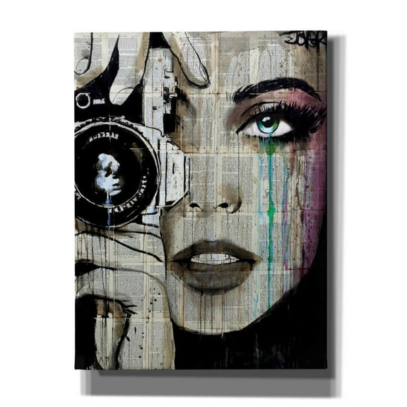 Epic Graffiti 'Zoom' by Loui Jover, Canvas Wall Art, 12"x16"