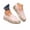 Red, variant on Women's Embossed Jacquard Slip On Espadrille Flats Thin Woven Rope Sole Pastel Color Spring Summer Casual Flat Shoes
