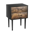 thumbnail image 7 of Algherohein Modern 2 Drawers Nightstand Set of 2,Bedside Tables for Bedroom in Wood Grain,Adult, 7 of 7