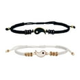 thumbnail image 6 of SSKFHGI WRIBZD Yin Yang Matching Bracelets for Men and Women Friend Couple Bracelets Adjustable Rope Cord Bracelet Bangle for Couple BFF Matching Bracelet Friendship Jewelry Gifts, 6 of 8