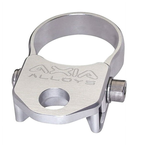 Axia Vertical Bar Whip Mount Attachment .5" Hole- Clear Chrome