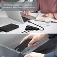 thumbnail image 3 of Concentrador USB de 4 puertos, concentrador USB 3.0, divisor USB ultrafino para MacBook Pro/Air, adaptador multipuerto de 5 Gbps para iMac Pro, Xbox, PS4, Dell, HP, Surface Pro, portátiles,, 3 of 8