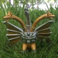 thumbnail image 3 of Godzilla rey de los monstruos de gran tamaño Jojira Godzilla rey Ghidorah pegamento suave Ultraman dinosaurio figura de acción modelo muñeca de juguetezhangyuxiang, 3 of 4