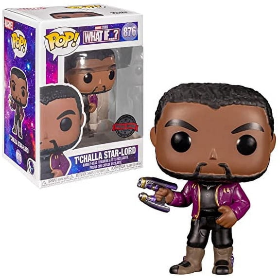 POP! Marvel: What If...? 876 - T'Challla Star-Lord Unmasked F. Y. E. Exclusive