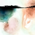 thumbnail image 2 of Borges, Victoria 12x12 Black Ornate Wood Framed with Double Matting Museum Art Print Titled - Boundary Sound I, 2 of 4