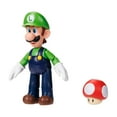 thumbnail image 3 of Figurine Super Mario 4 pouces – Luigi avec Champignon rouge , 3 of 3