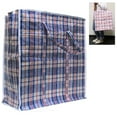 thumbnail image 4 of 3 PC Tote Reusable Bags Large Laundry Zipper Bag Shopping Organizing Groceries, 4 of 4
