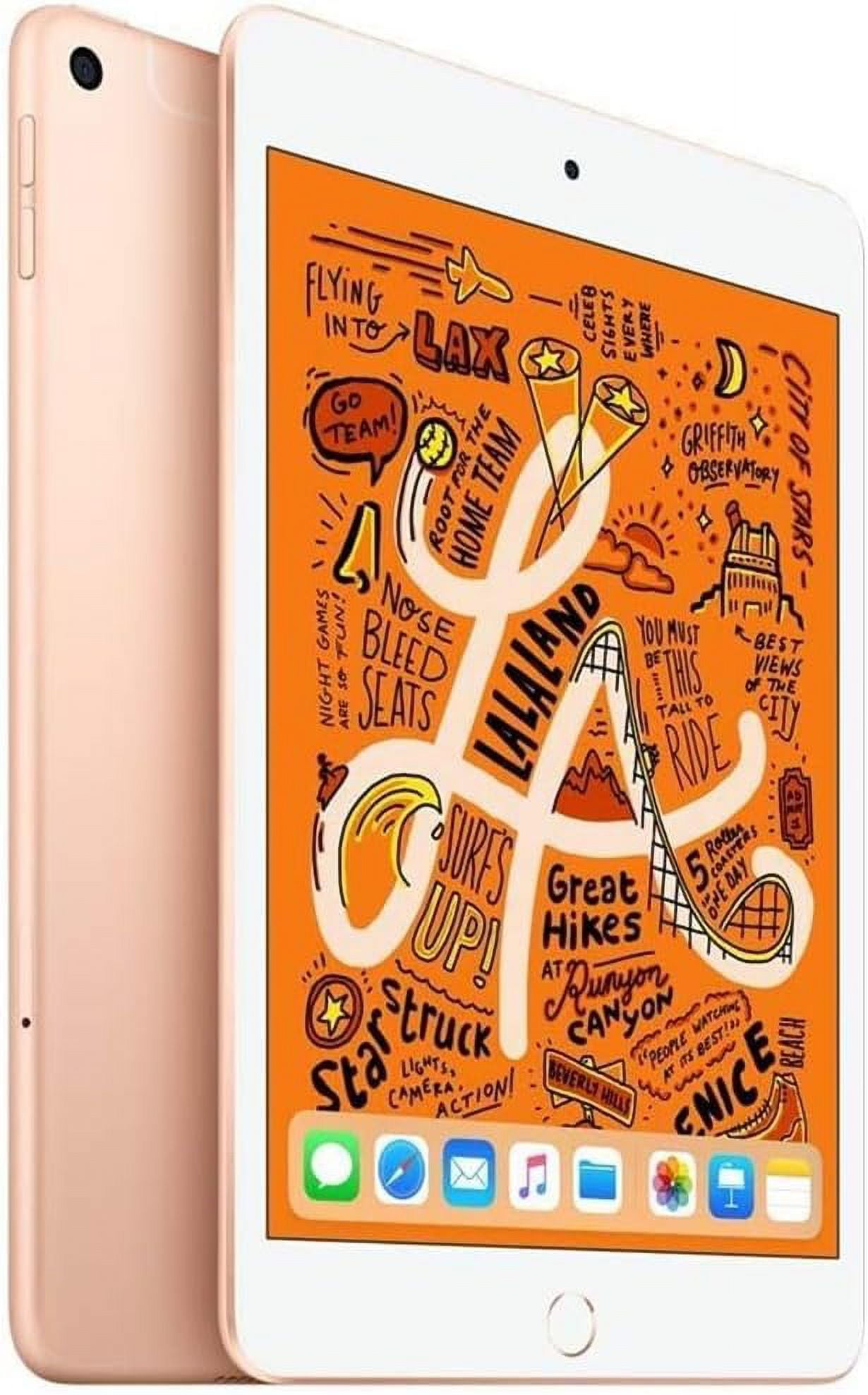 Apple iPad Mini 5th Generation Tablet 256GB Wi-Fi Touchscreen Gold Count per pack-1, Multipack-1