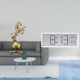 thumbnail image 2 of Figura de caballo de resina moderna con reloj digital para oficina, sala de estar, estante, centro de mesa, control de temperatura y humedad, adorno a, 2 of 8