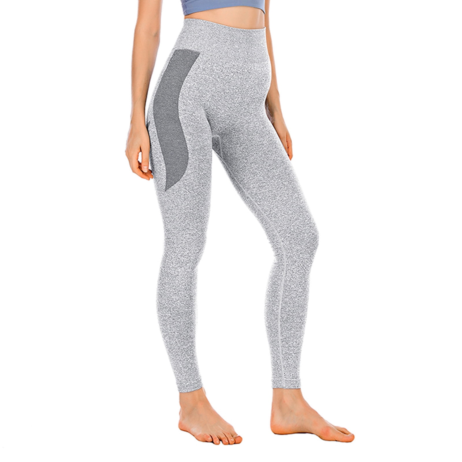 vbnergoie Women's Pure Color Lifting Seamless Elasticity Fitness