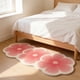 thumbnail image 5 of Alfombra de dormitorio floral 47x16 Suave alfombra decorativa para el salón, regalo de decoración del hogar adorable, 5 of 6