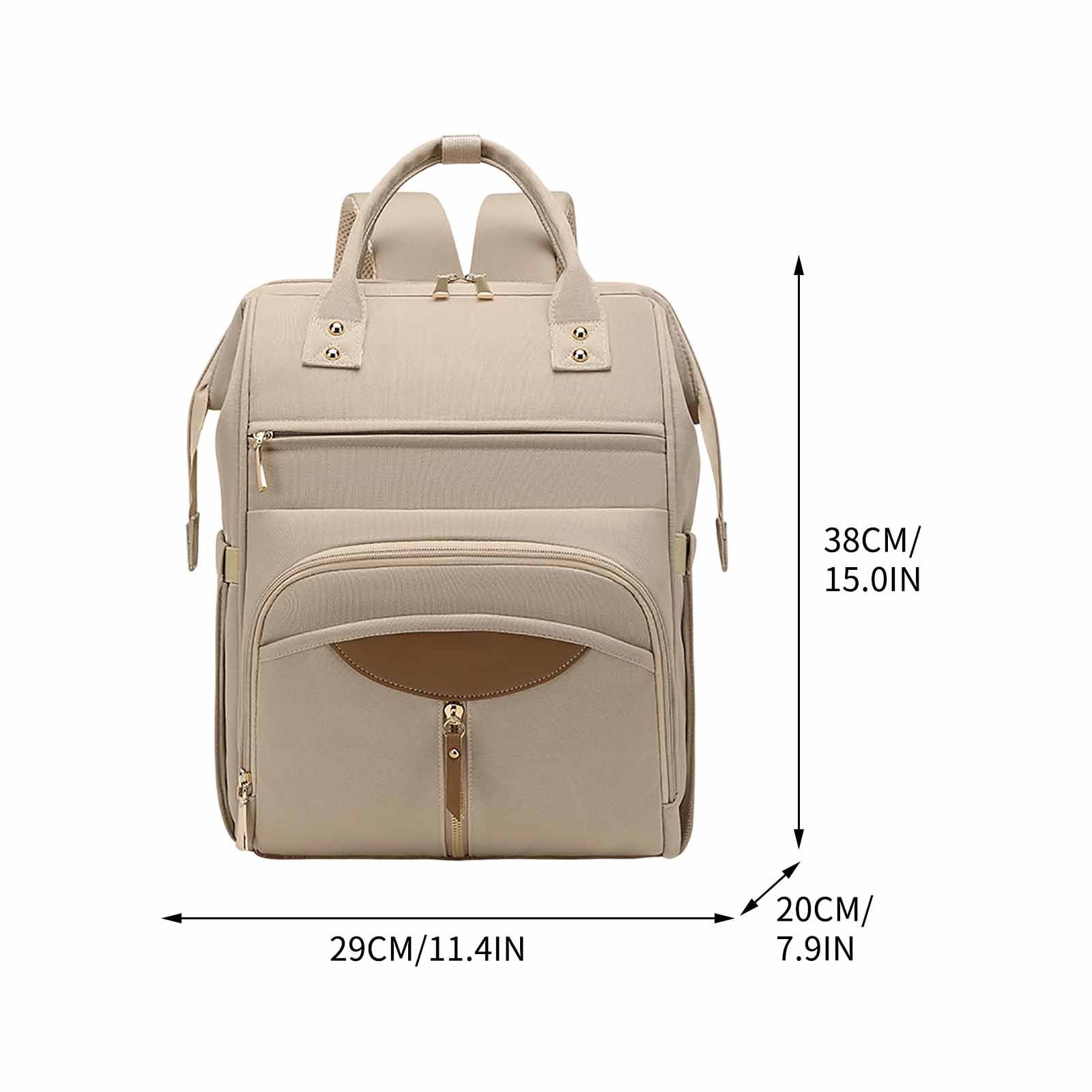 Outoloxit Diaper Backpack for Newborn, Multifunctional Large Capacity Travel Bag with Stroller Straps and Waterproof Material