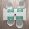 thumbnail image 3 of Ambesonne Vintage Place Mats Set of 4, Flora Curlicues, Standard Size, Seafoam Cream, 3 of 4